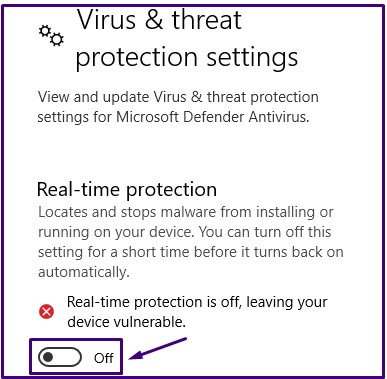 Disable Windows Defender Windows 10