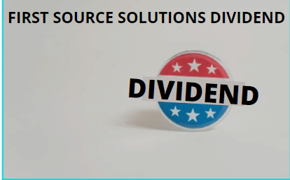 FIRST SOURCE SOLUTIONS DIVIDEND 1
