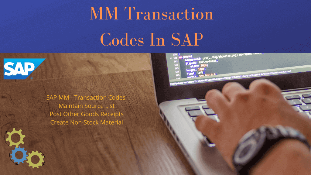 MM Transaction Codes