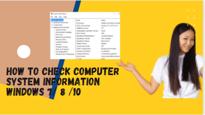 How to Check Computer System Information Windows 7
