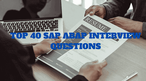 Top 40 SAP ABAP Interview Questions and Answers on T Codes