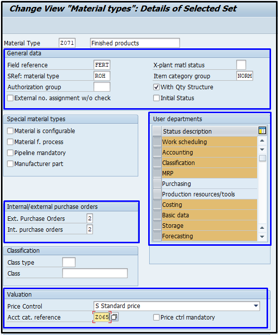 How to Create Material Types in SAP MM