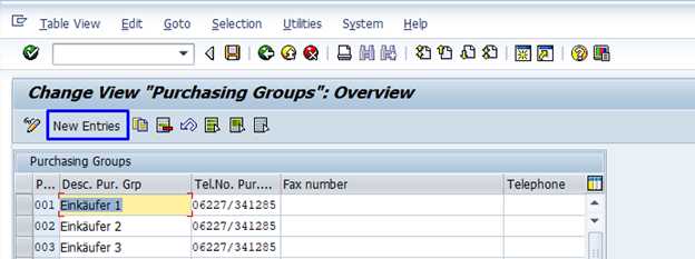 Create Purchase Group in SAP MM