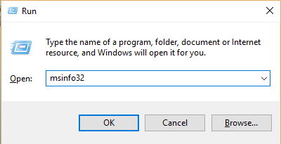 Computer System Information Windows 10