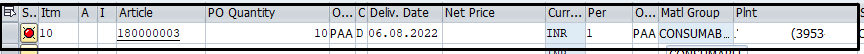 account assignment mandatory for material message no. me062