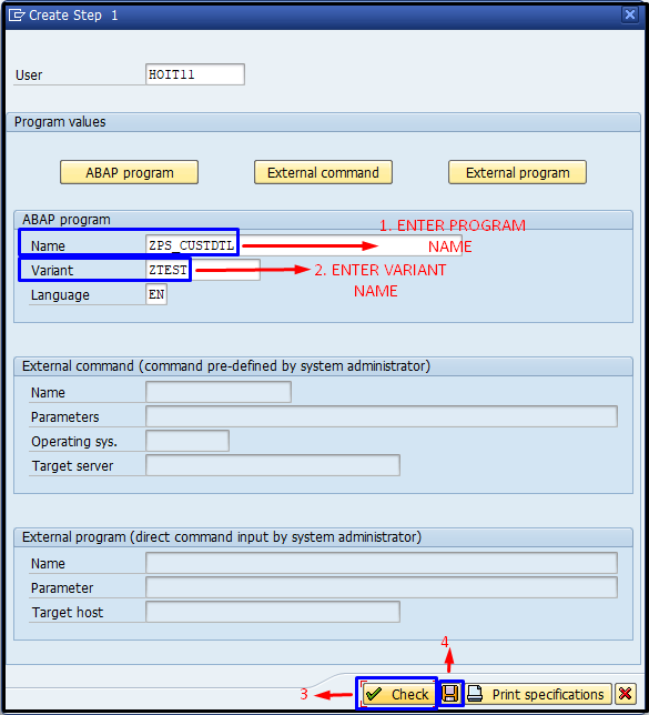 How to Create Background job in SAP ABAP Program