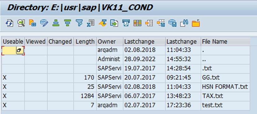 What is AL11 TCode in SAP