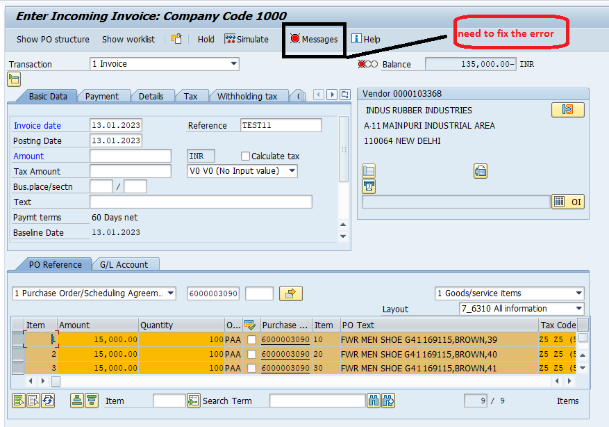 How to do Invoice Verification in SAP MM